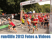 "Run for life" und "Run for kids" im Englischen Garten, hinter dem Haus der Kunst am 08.09.2013 in München (©Foto: Martin Schmitz)